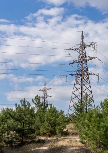 Power Line Equipment in Northwestern Ontario